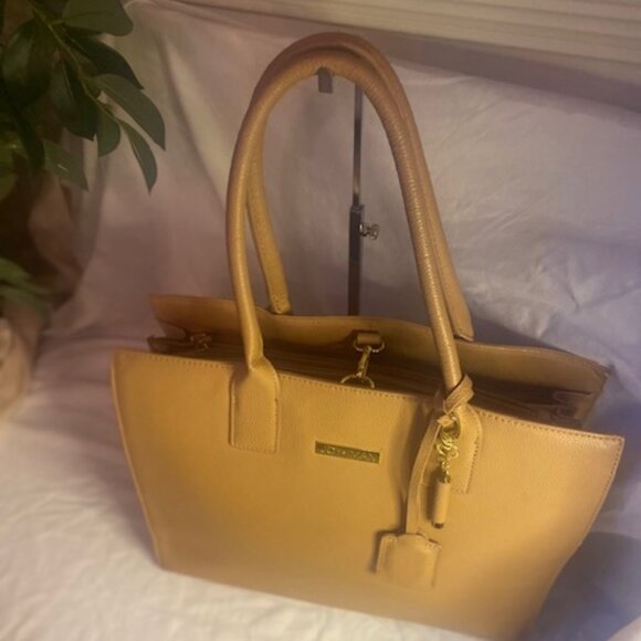 Joy & Iman Large tote bag in Tan - Picture 1 of 10